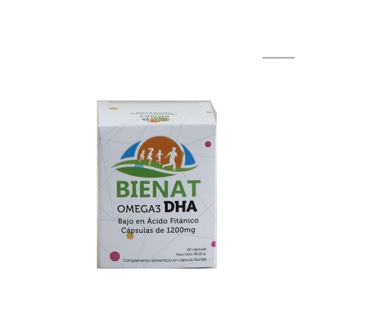 DHA omega 3 1200mg 60 cápsulas Bienat