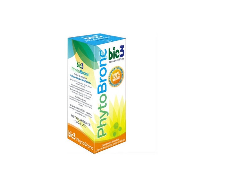 Phytobronc Jarabe para Niños 210 g (Naranja) Bio3