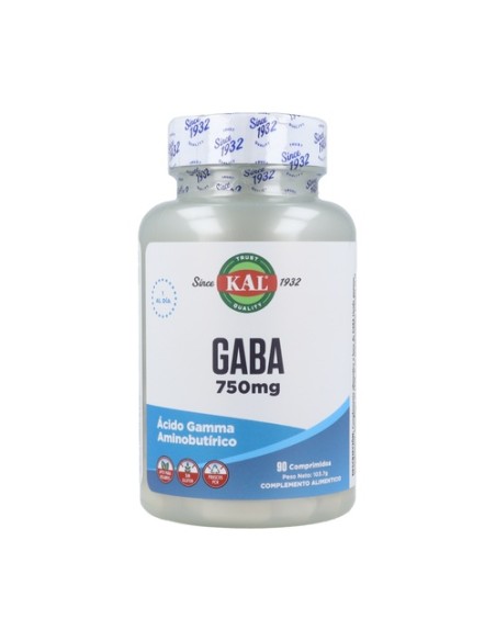 GABA 750mg (90 comprimidos) 90 comprimidos Kal