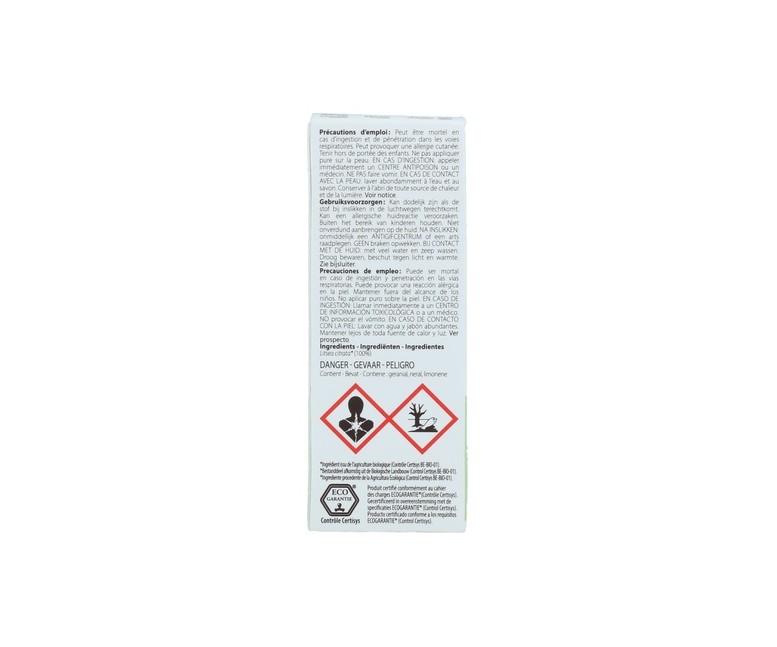 Aceite Esencial de Verbena exótica 10 ml Pranarom