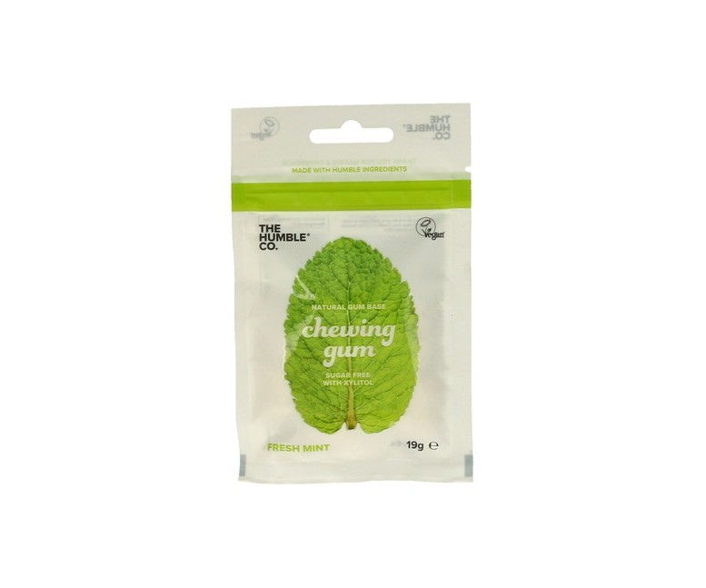 Goma de mascar natural - Menta fresca 19 g Humble Brush