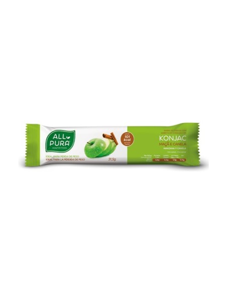 Expositor barritas konjac manzana&canela 30 barritas de 31.5g Dietmed