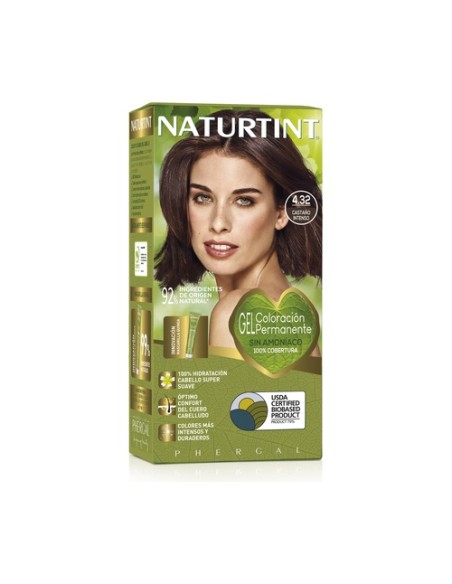 Naturtint Coloración Con Quinoa 4.32 - Castaño Intenso 1 unidad Naturtint