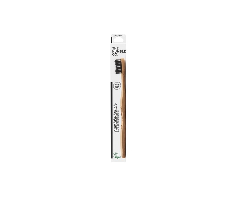 Cepillo de dientes Humble Adulto Negro - Suave 1 unidad The Humble Co.