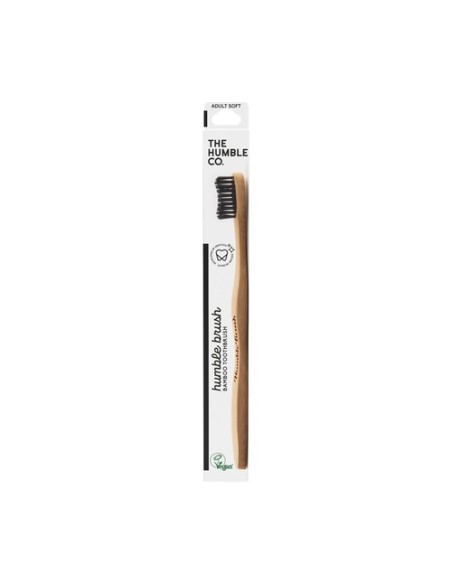 Cepillo de dientes Humble Adulto Negro - Suave 1 unidad The Humble Co.