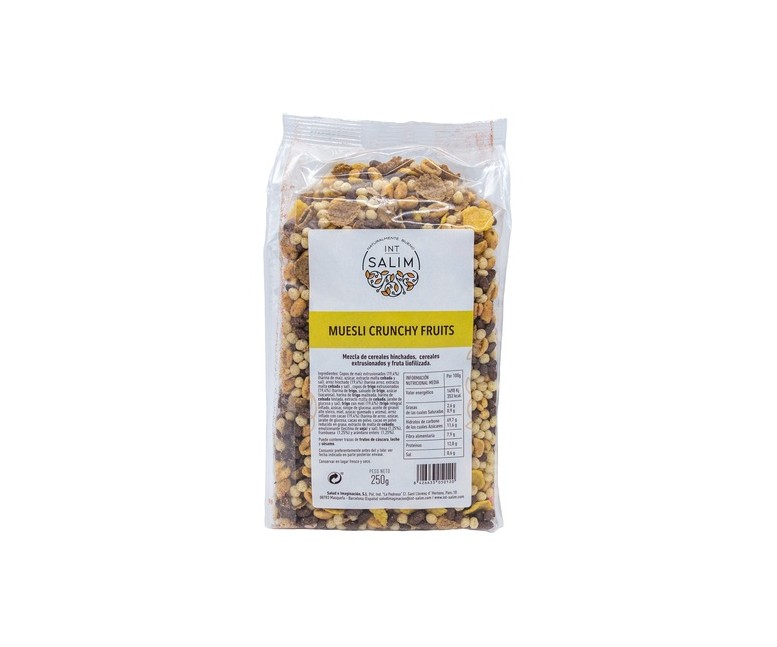 Muesli crunchy fruits 250 g Int-Salim