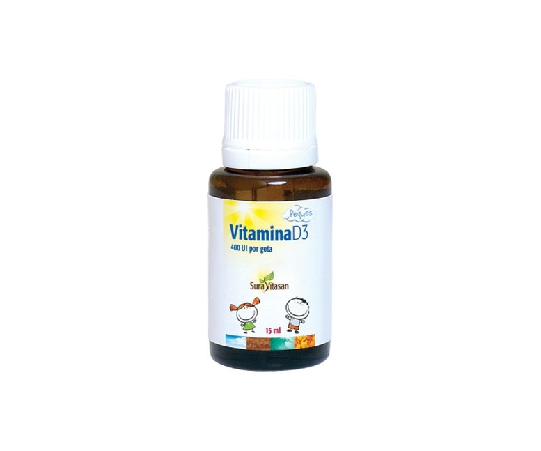 Vitamina D3 Peques 400Ui 15 ml Sura Vitasan