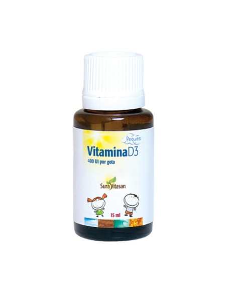 Vitamina D3 Peques 400Ui 15 ml Sura Vitasan