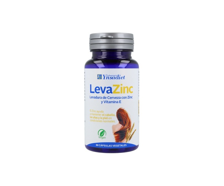 LevaZinc (Levadura Viva 350 Mg) 60 cápsulas vegetales de 350mg Hijas del Sol