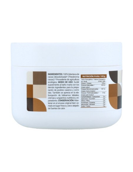 Manteca de Cacao Bio 250 g Terpenic