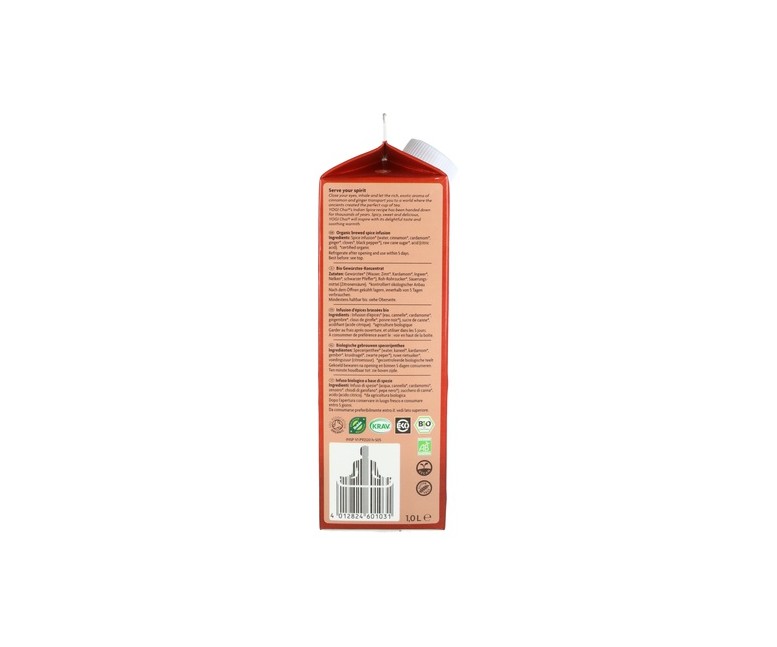 Bebida orgánica Té Chai 1 L Yogi Tea