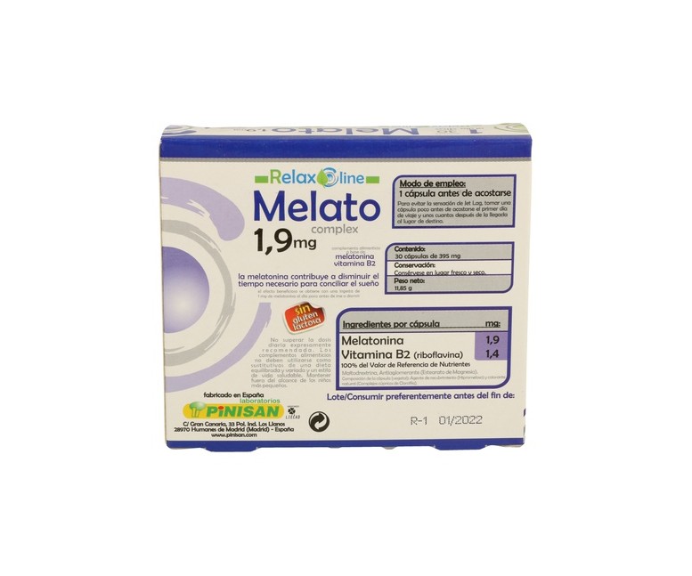 Melato 30 cápsulas Pinisan