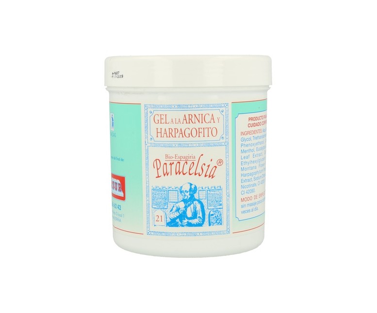 Gel a la árnica y harpagofito 1 kg Paracelsia