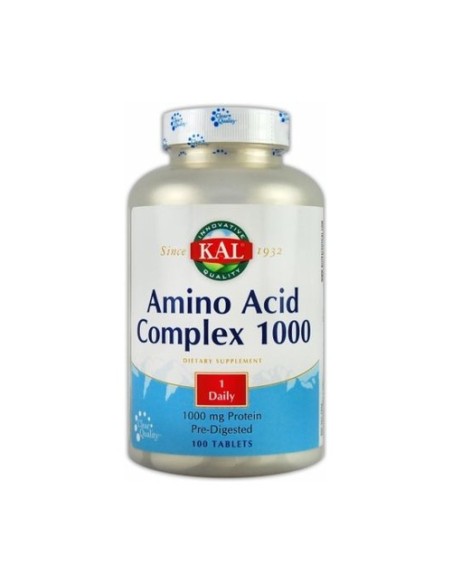 Amino Acid Complex 100 tabletas de 1000mg Kal