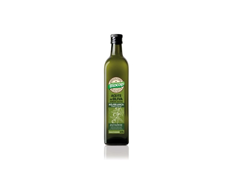 Aceite de oliva virgen extra hojiblanca 0,75 ml de aceite Biocop