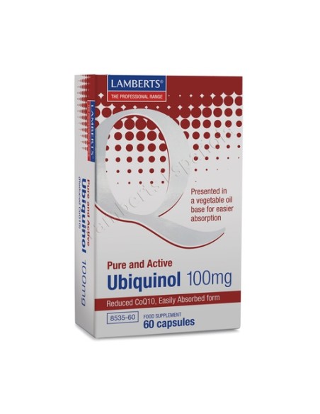 Ubiquinol 60 cápsulas de 100mg Lamberts