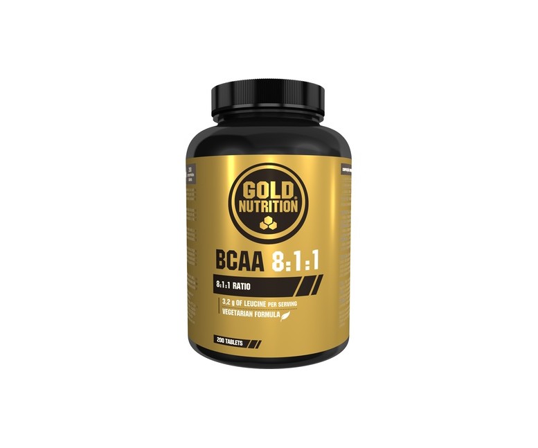 BCAA 8:1:1 200 comprimidos Gold Nutrition
