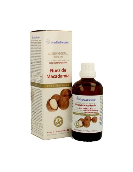 Nuez de Macadamia Aceite Vegetal Virgen 100 ml Esential Aroms