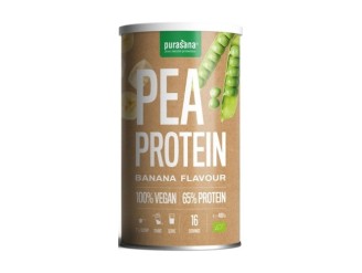 Proteína de guisantes sabor plátano