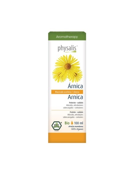 Arnica aceite vegetal Bio 100 ml de aceite esencial Physalis