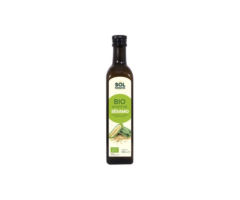 Aceite de sésamo 1ª presión en frío Bio 500 ml Sol Natural
