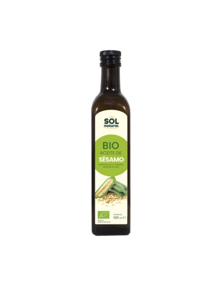 Aceite de sésamo 1ª presión en frío Bio 500 ml Sol Natural