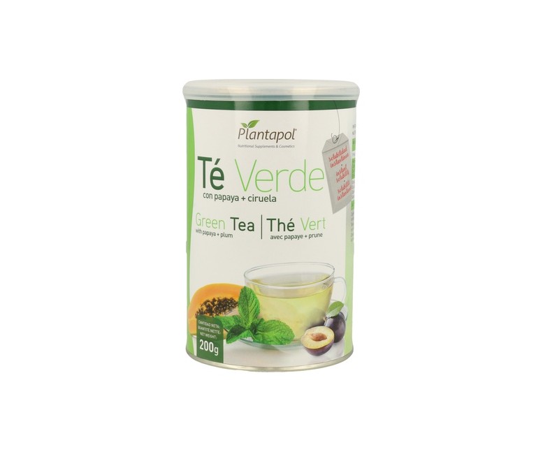 Té Verde con Papaya y Ciruela 200 g Plantapol