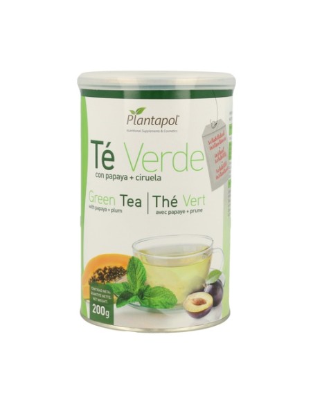 Té Verde con Papaya y Ciruela 200 g Plantapol