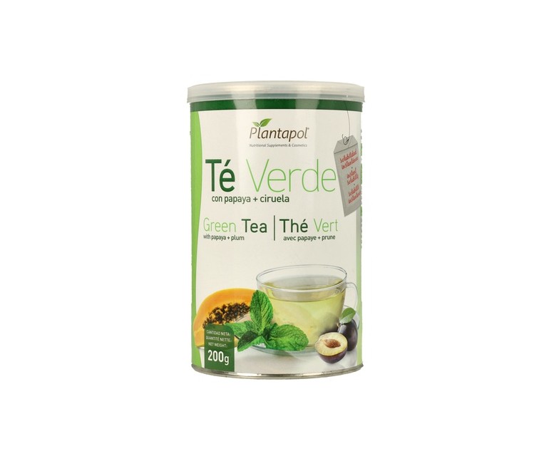 Té Verde con Papaya y Ciruela 200 g Plantapol