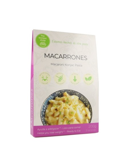 Macarrones de konjac 200 g The Konjac Shop