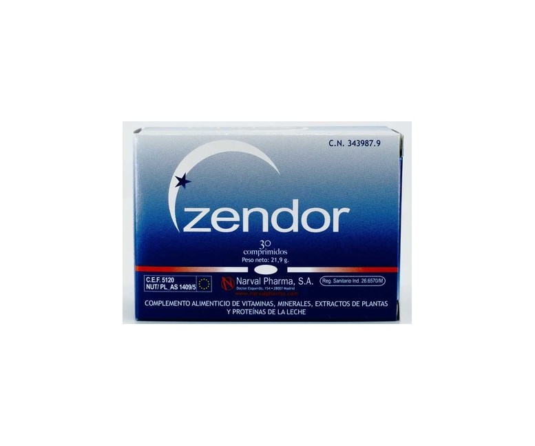 Zendor 30 comprimidos Narval Pharma