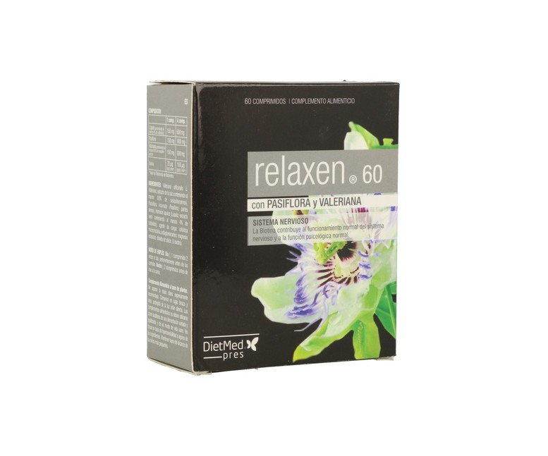 Relaxen con Valeriana y Pasiflora 60 comprimidos Dietmed