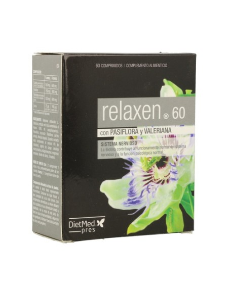 Relaxen con Valeriana y Pasiflora 60 comprimidos Dietmed