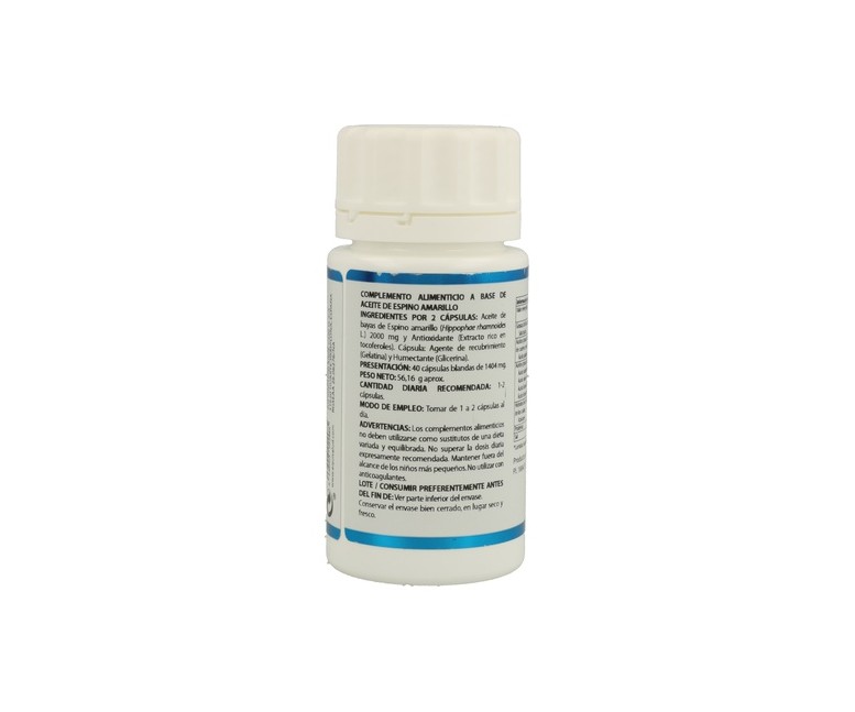 Omega 7 Aceite Bayas de Espino Amarillo 40 cápsulas de 1000mg Equisalud