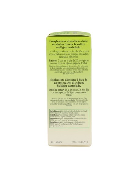 Vid Roja (Vitis Vinifera) 50 ml Biover
