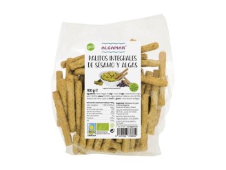 Palitos integrales de sésamo y algas