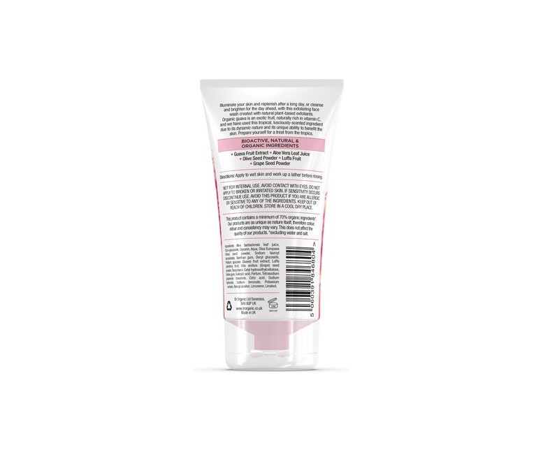 Limpiador facial exfoliante con guayaba 150 ml (Guayaba) Dr. Organic