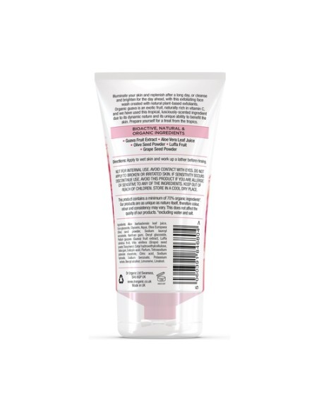 Limpiador facial exfoliante con guayaba 150 ml (Guayaba) Dr. Organic