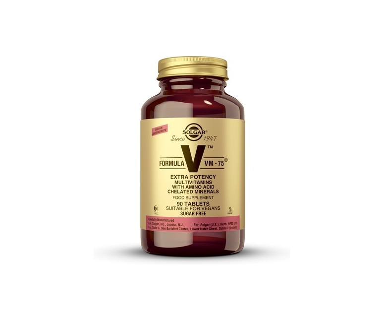 Formula Vm 75 (1 al día) 90 comprimidos Solgar