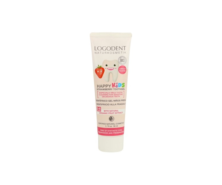 Dentífrico niños fresa (antiguo gel kids fresa) 50 ml (Fresa) Logona