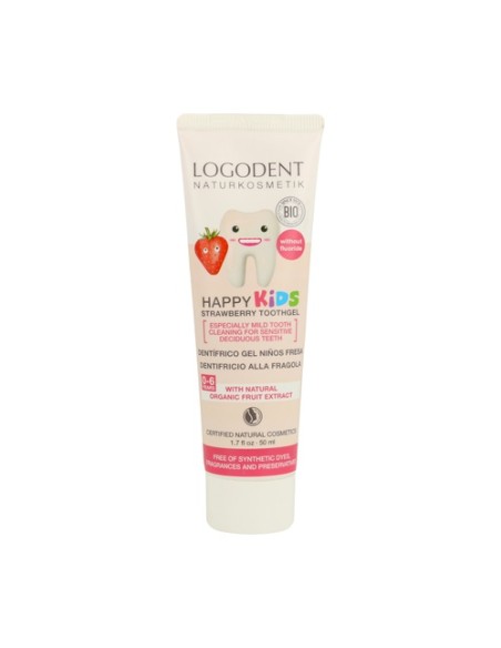 Dentífrico niños fresa (antiguo gel kids fresa) 50 ml (Fresa) Logona