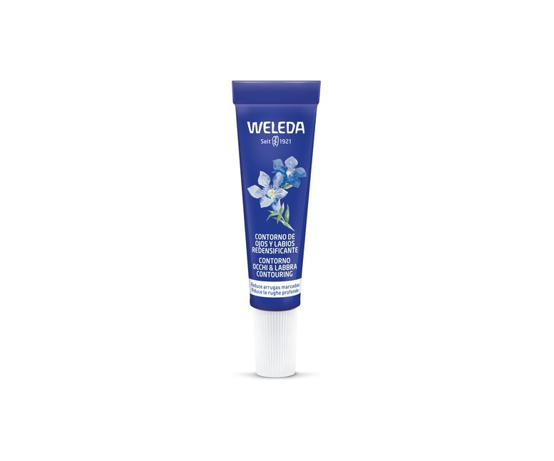 Contorno de ojos y labios redensificante de genciana azul y edelweiss 10 ml de crema Weleda