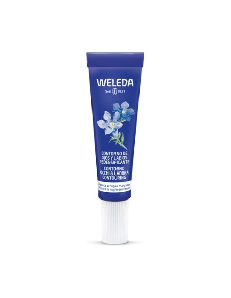 Contorno de ojos y labios redensificante de genciana azul y edelweiss 10 ml de crema Weleda