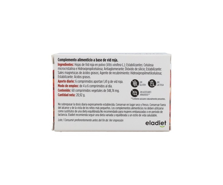 Vid Roja 60 comprimidos Eladiet