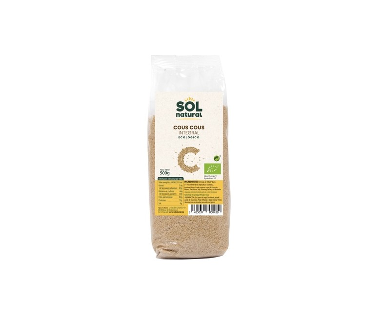 Cuscús integral Bio 500 g Sol Natural