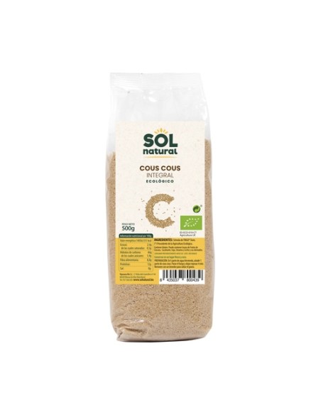 Cuscús integral Bio 500 g Sol Natural