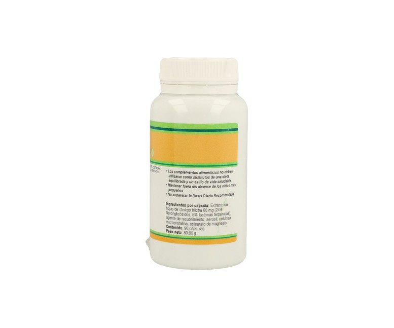 Ginkgo Biloba 90 cápsulas de 60mg Nutri-Force