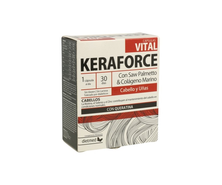 Keraforce Vital 30 cápsulas Dietmed