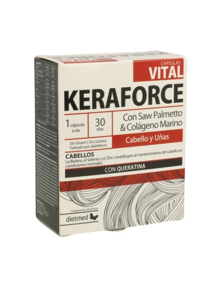 Keraforce Vital 30 cápsulas Dietmed