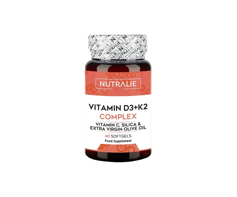 Vitamina D3+K2 complex 60 perlas Nutralie
